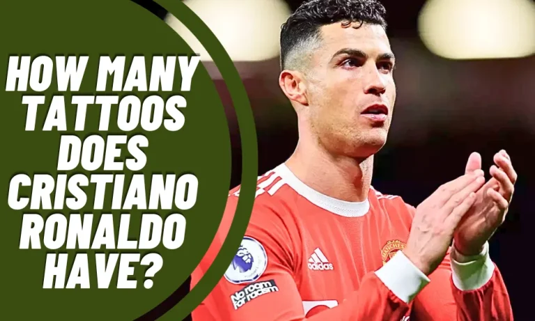 How many tattoos does Cristiano Ronaldo have?